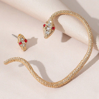 Acacia Hendrix - The Nevermore Gothic Ear - wrap Ear - cuff for Women – Unique Gothic Jewelry by Nevermore Lifestyle & Tech | Gold