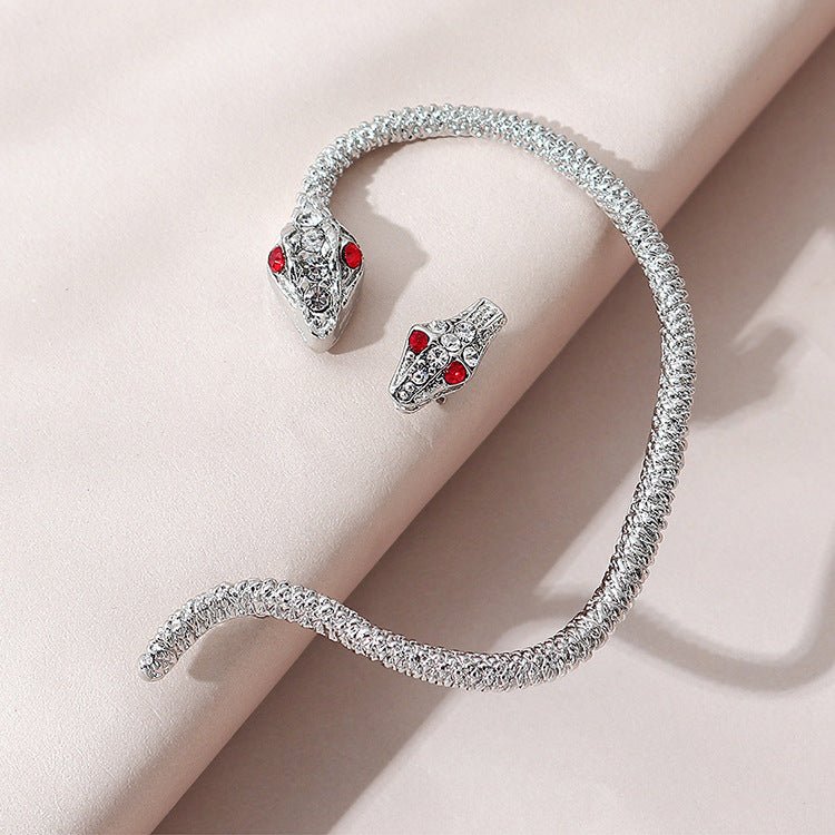 Acacia Hendrix - The Nevermore Gothic Ear - wrap Ear - cuff for Women – Unique Gothic Jewelry by Nevermore Lifestyle & Tech | Silver