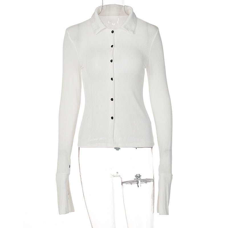 Adelie Rain - Elegant Women Shirt by The Nevermore – Unique Shirts for Women by Nevermore Lifestyle & Tech | L White