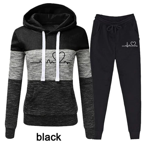 Adonica - The Nevermore Women's Tracksuit Set – Unique Fashion for Women by Nevermore Lifestyle & Tech | 2XL Black