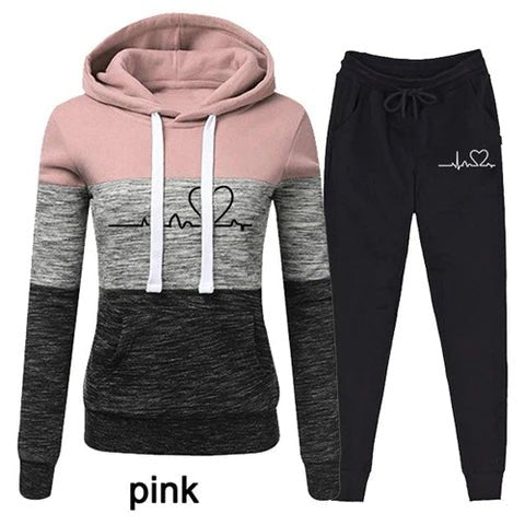 Adonica - The Nevermore Women's Tracksuit Set – Unique Fashion for Women by Nevermore Lifestyle & Tech | 2XL Pink