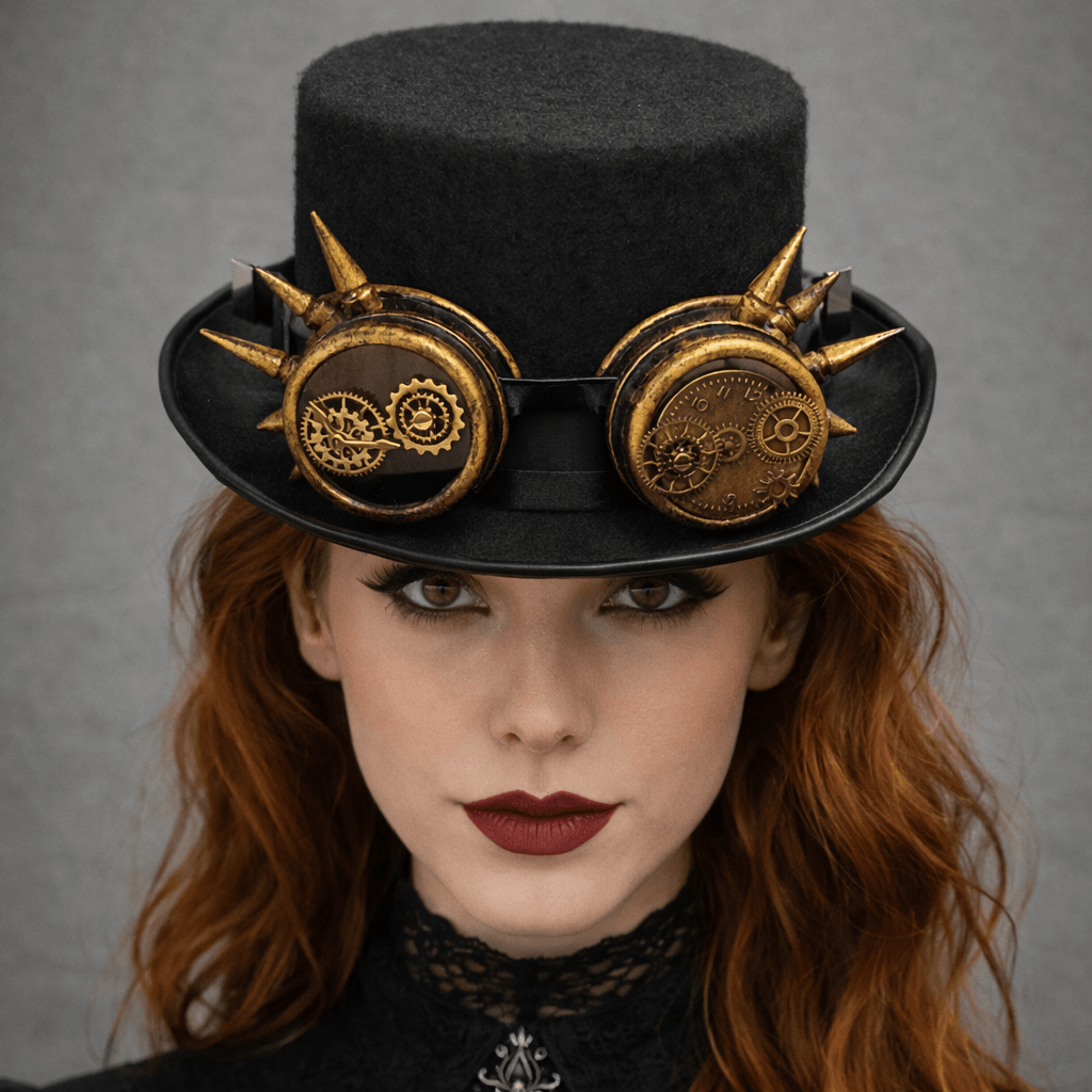 Aether Crown – Steampunk Gear Top Hat by The Nevermore – Unique Steampunk Hats by Nevermore Lifestyle & Tech | Ordinary