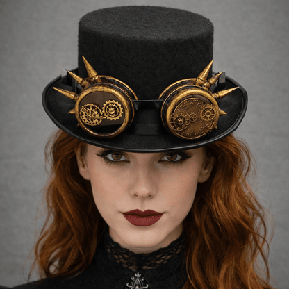 Aether Crown – Steampunk Gear Top Hat by The Nevermore – Unique Steampunk Hats by Nevermore Lifestyle & Tech | Ordinary