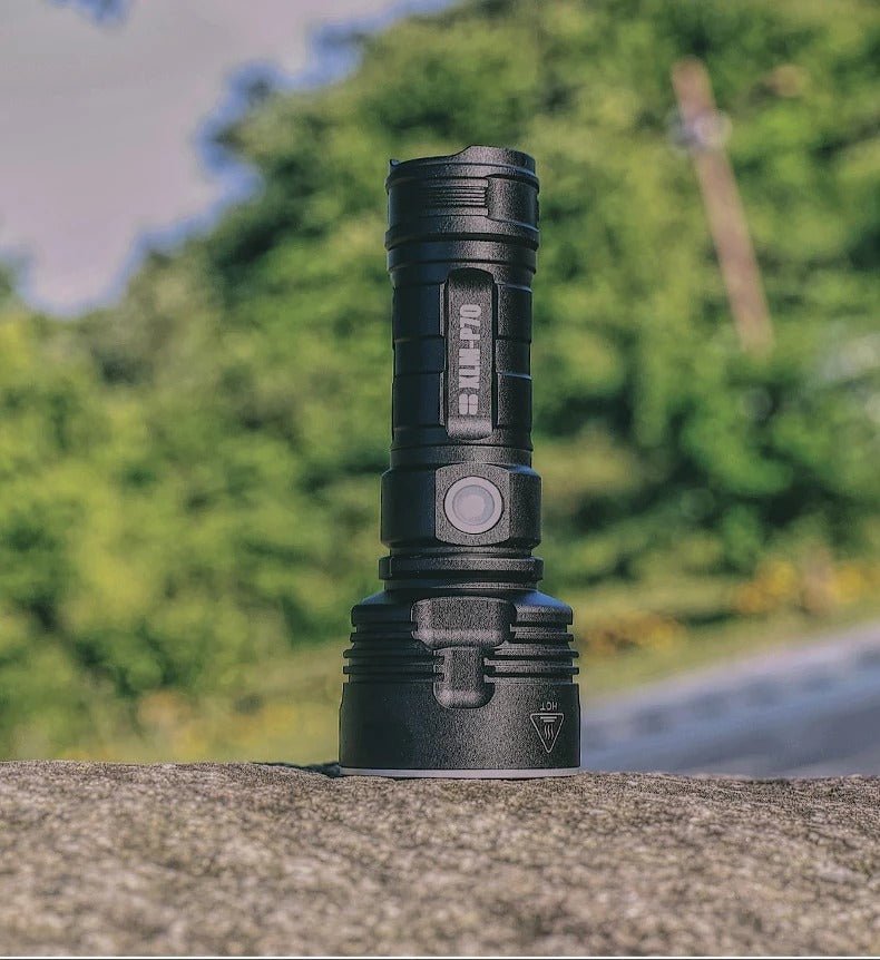 Aluminum Alloy Rechargeable LED Flashlight by The Nevermore – Unique Flashlight by Nevermore Lifestyle & Tech | Double battery L2