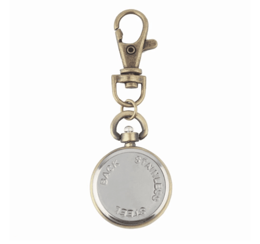 Alvis Tackleton Vintage - The Nevermore Steampunk Pocket Watch Keychain – Unique Steampunk Accessories by Nevermore Lifestyle & Tech | white