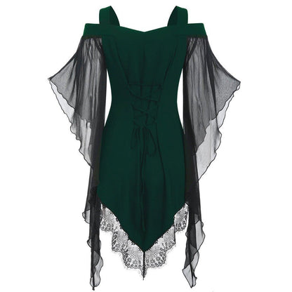 Amaris - The Nevermore Gothic Shirt for Women – Unique Gothic Fashion for Women by Nevermore Lifestyle & Tech | 2XL Green