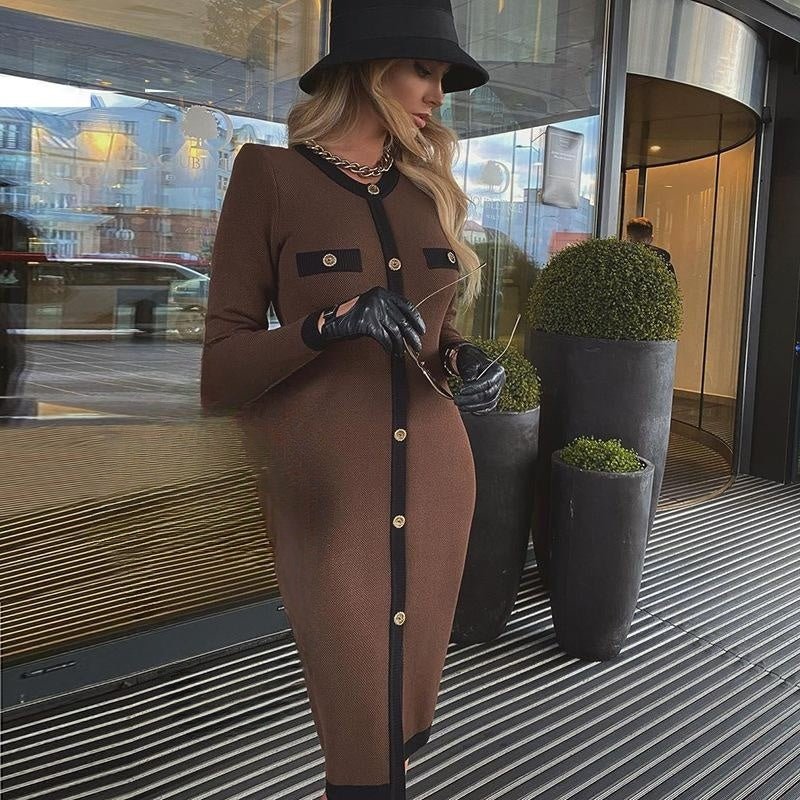 Amberly Kory - Vintage Dress by The Nevermore – Unique Dresses by Nevermore Lifestyle & Tech | L Dark Brown