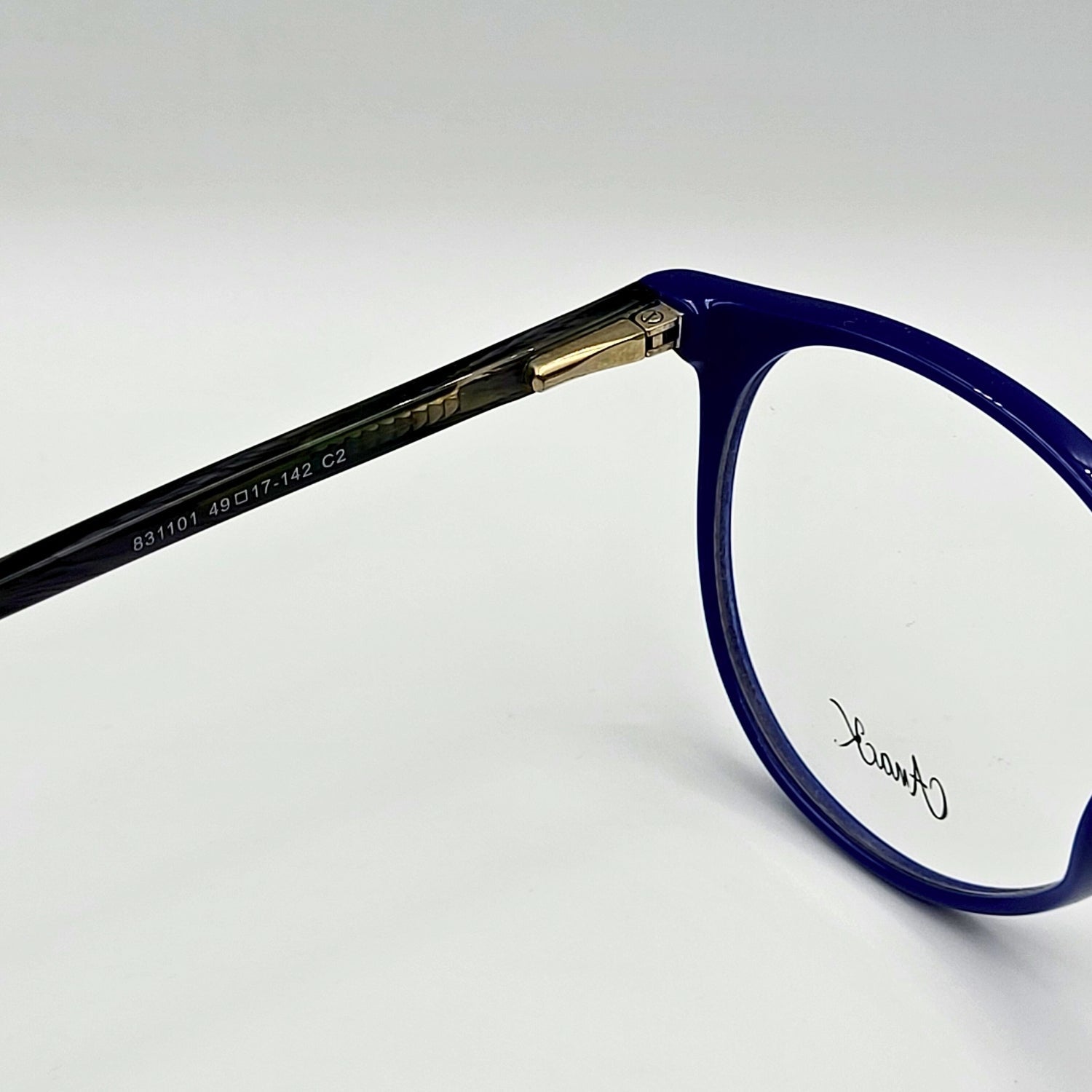 Anak 831101 - Blue Round Eyeglasses by The Nevermore – Unique Eyeglasses by Nevermore Lifestyle & Tech |