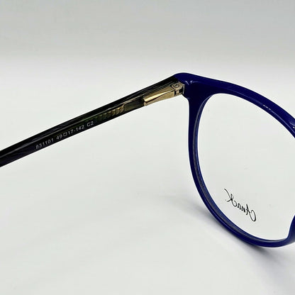 Anak 831101 - Blue Round Eyeglasses by The Nevermore – Unique Eyeglasses by Nevermore Lifestyle & Tech |