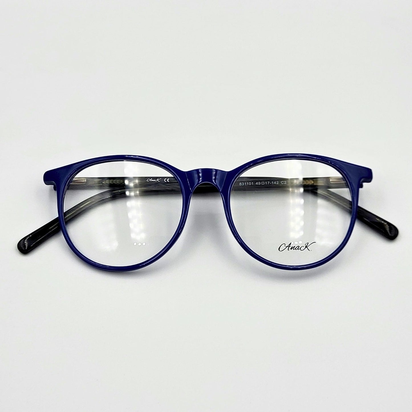 Anak 831101 - Blue Round Eyeglasses by The Nevermore – Unique Eyeglasses by Nevermore Lifestyle & Tech |