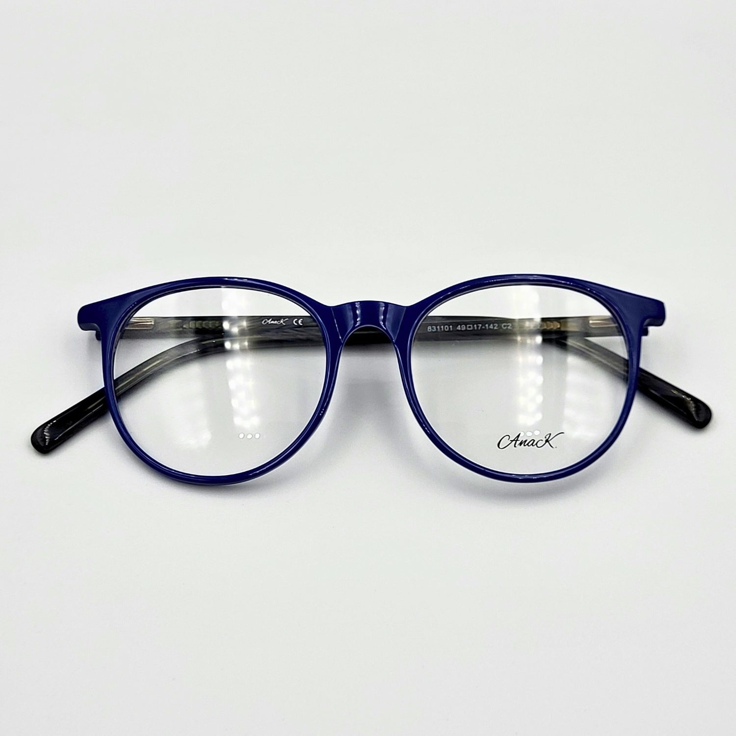 Anak 831101 - Blue Round Eyeglasses by The Nevermore – Unique Eyeglasses by Nevermore Lifestyle & Tech |