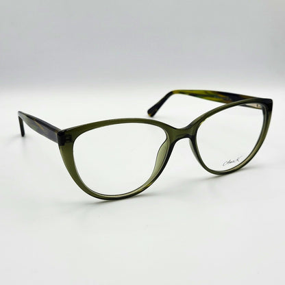 AnaK 831104 - Olive Green Cat - Eye Eyeglasses by The Nevermore – Unique Eyeglasses by Nevermore Lifestyle & Tech |