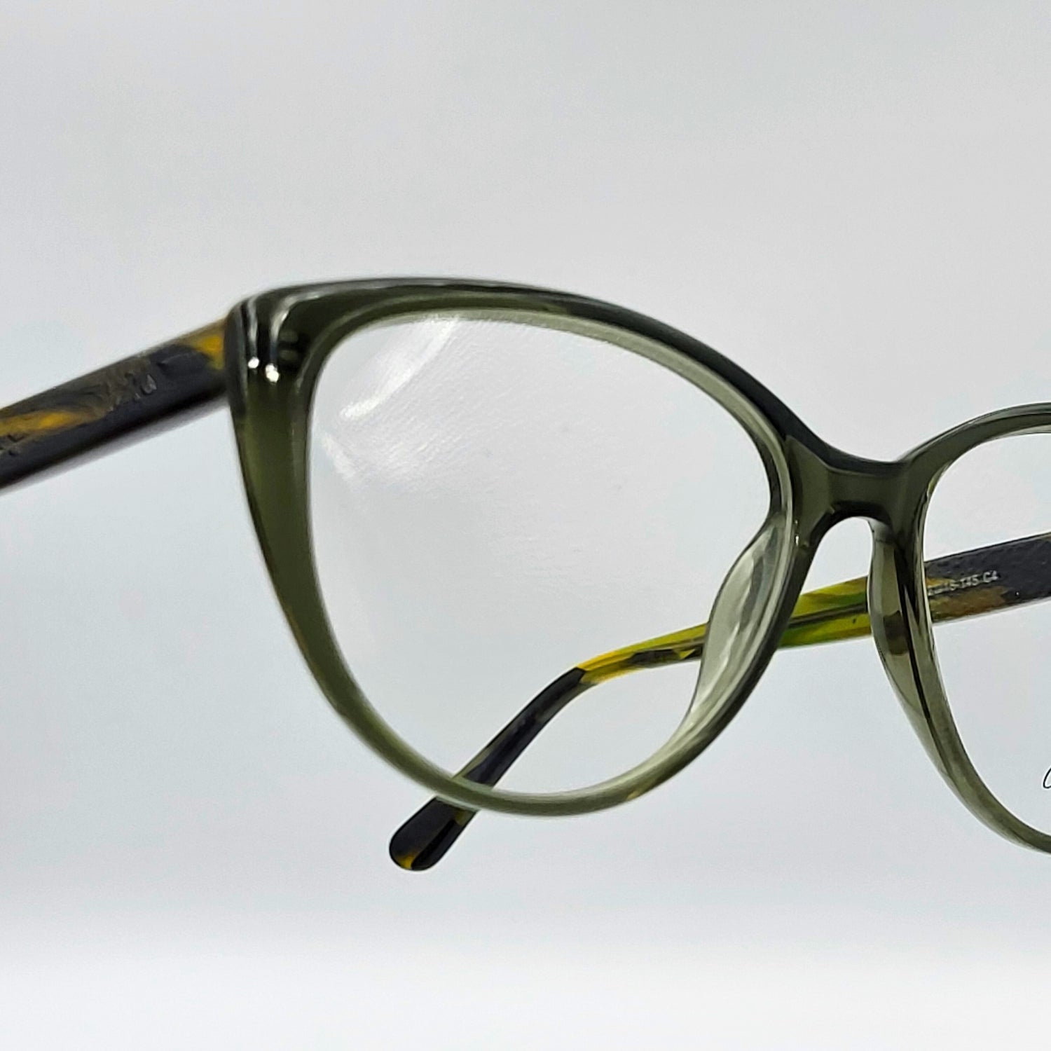AnaK 831104 - Olive Green Cat - Eye Eyeglasses by The Nevermore – Unique Eyeglasses by Nevermore Lifestyle & Tech |