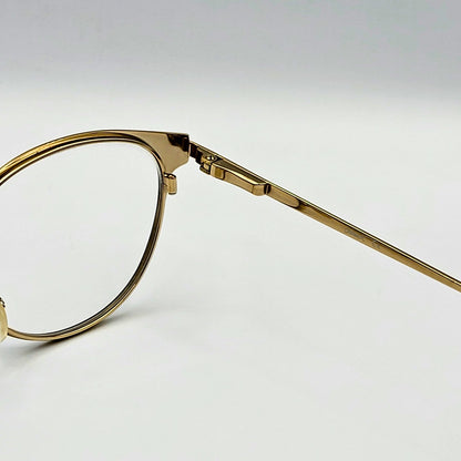 Anak 85009 - Blue Gold Round Eyeglasses by The Nevermore – Unique Eyeglasses by Nevermore Lifestyle & Tech |