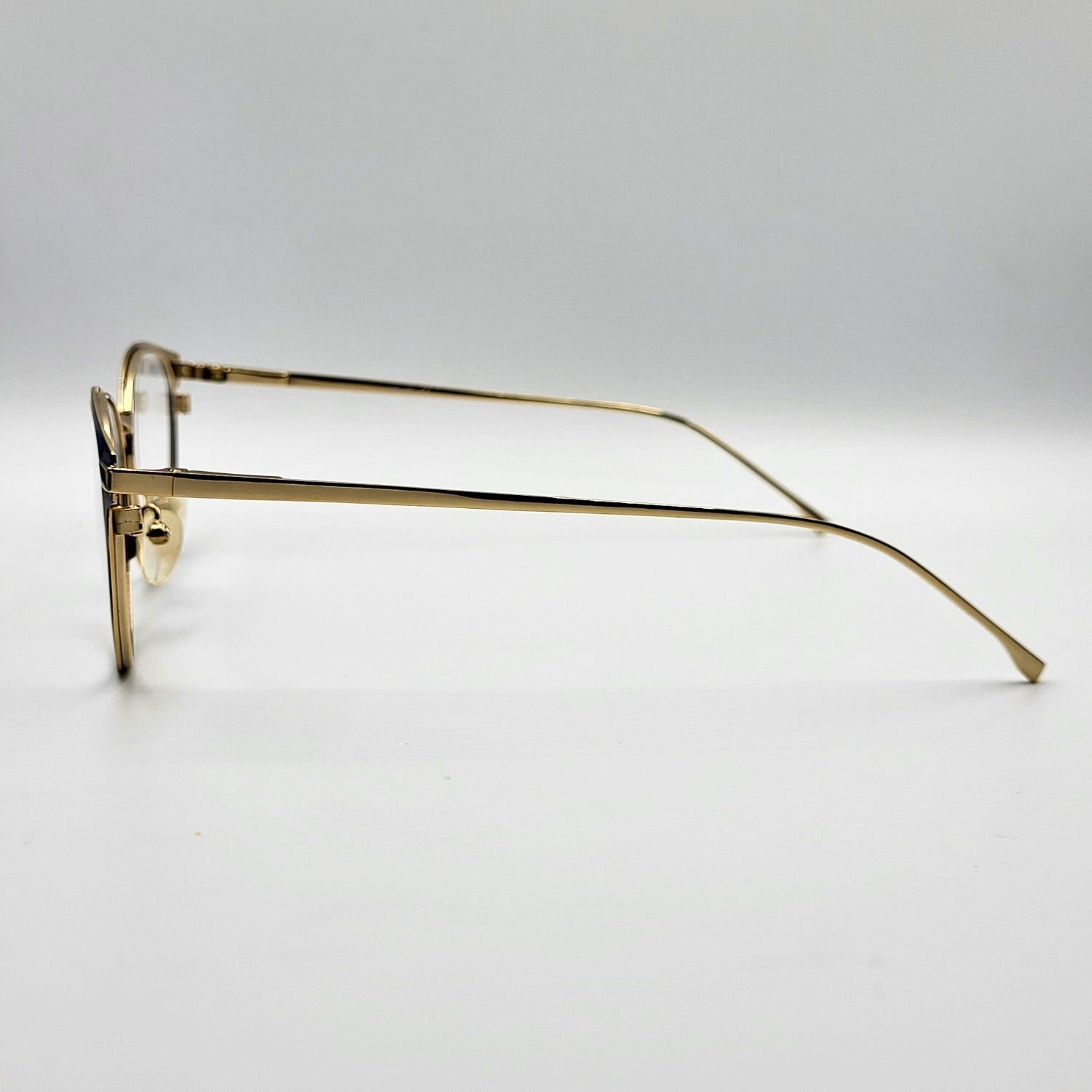 Anak 85009 - Blue Gold Round Eyeglasses by The Nevermore – Unique Eyeglasses by Nevermore Lifestyle & Tech |