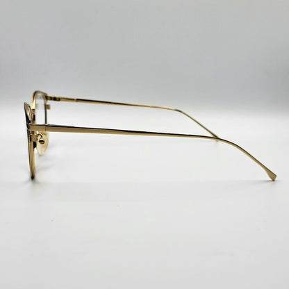 Anak 85009 - Blue Gold Round Eyeglasses by The Nevermore – Unique Eyeglasses by Nevermore Lifestyle & Tech |