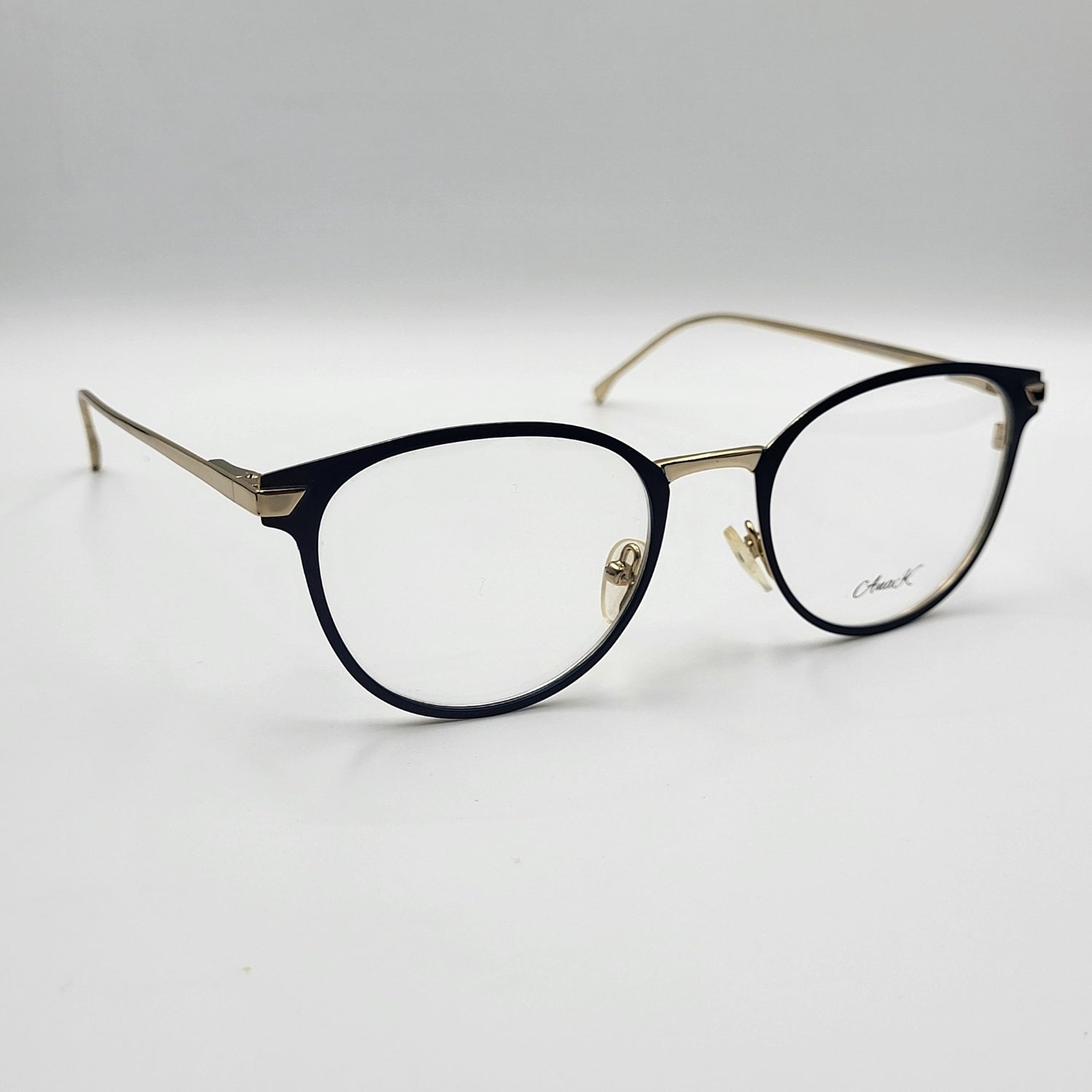 Anak 85009 - Blue Gold Round Eyeglasses by The Nevermore – Unique Eyeglasses by Nevermore Lifestyle & Tech |