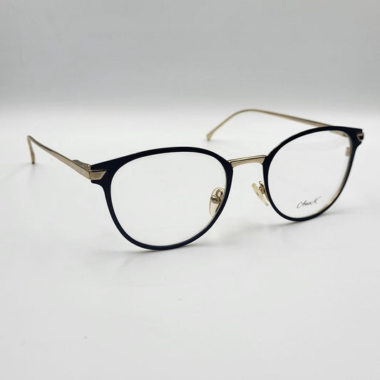 Anak 85009 - Blue Gold Round Eyeglasses by The Nevermore – Unique Eyeglasses by Nevermore Lifestyle & Tech |