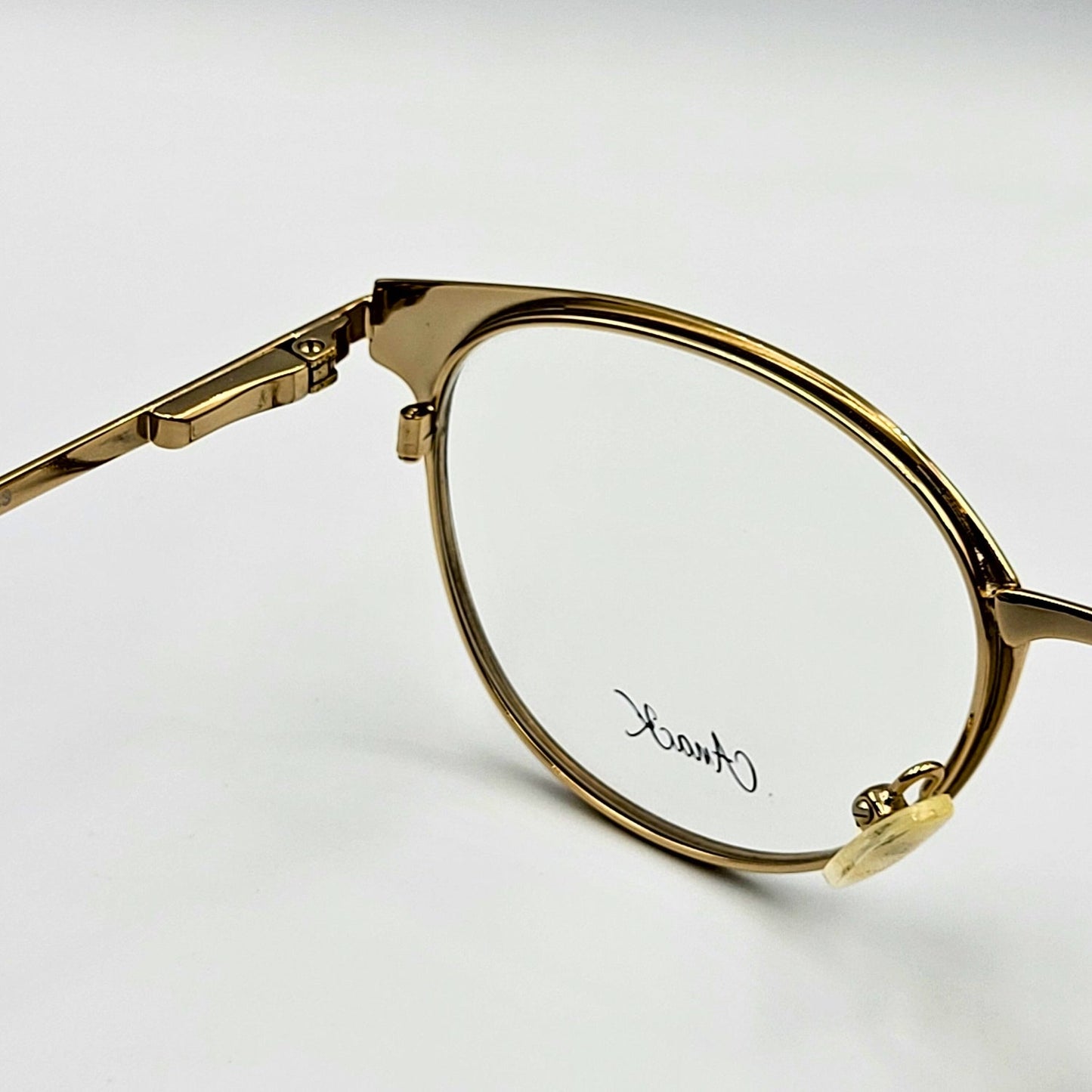 Anak 85009 - Blue Gold Round Eyeglasses by The Nevermore – Unique Eyeglasses by Nevermore Lifestyle & Tech |