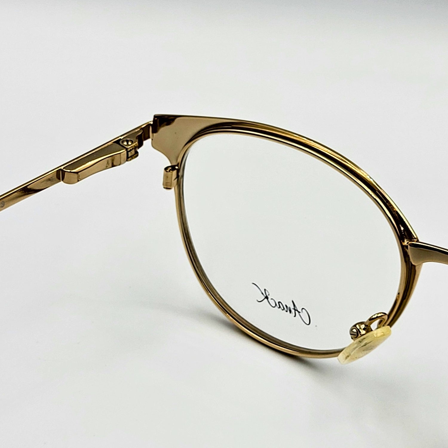 Anak 85009 - Blue Gold Round Eyeglasses by The Nevermore – Unique Eyeglasses by Nevermore Lifestyle & Tech |