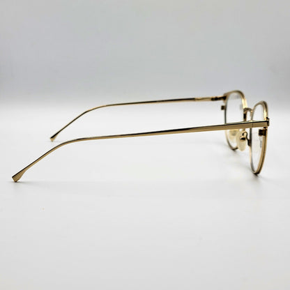 Anak 85009 - Blue Gold Round Eyeglasses by The Nevermore – Unique Eyeglasses by Nevermore Lifestyle & Tech |