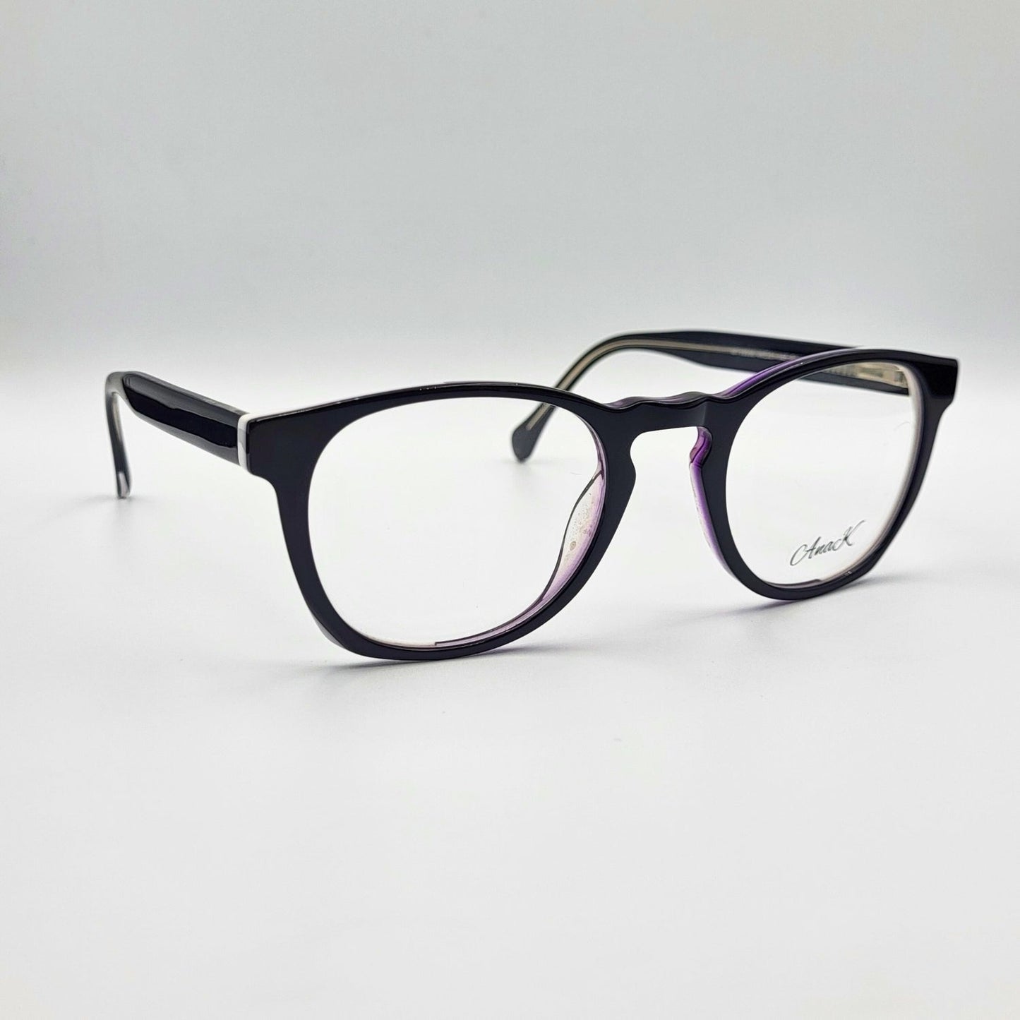 Anak MT18008 - Black White Round Eyeglasses by The Nevermore – Unique Eyeglasses by Nevermore Lifestyle & Tech |