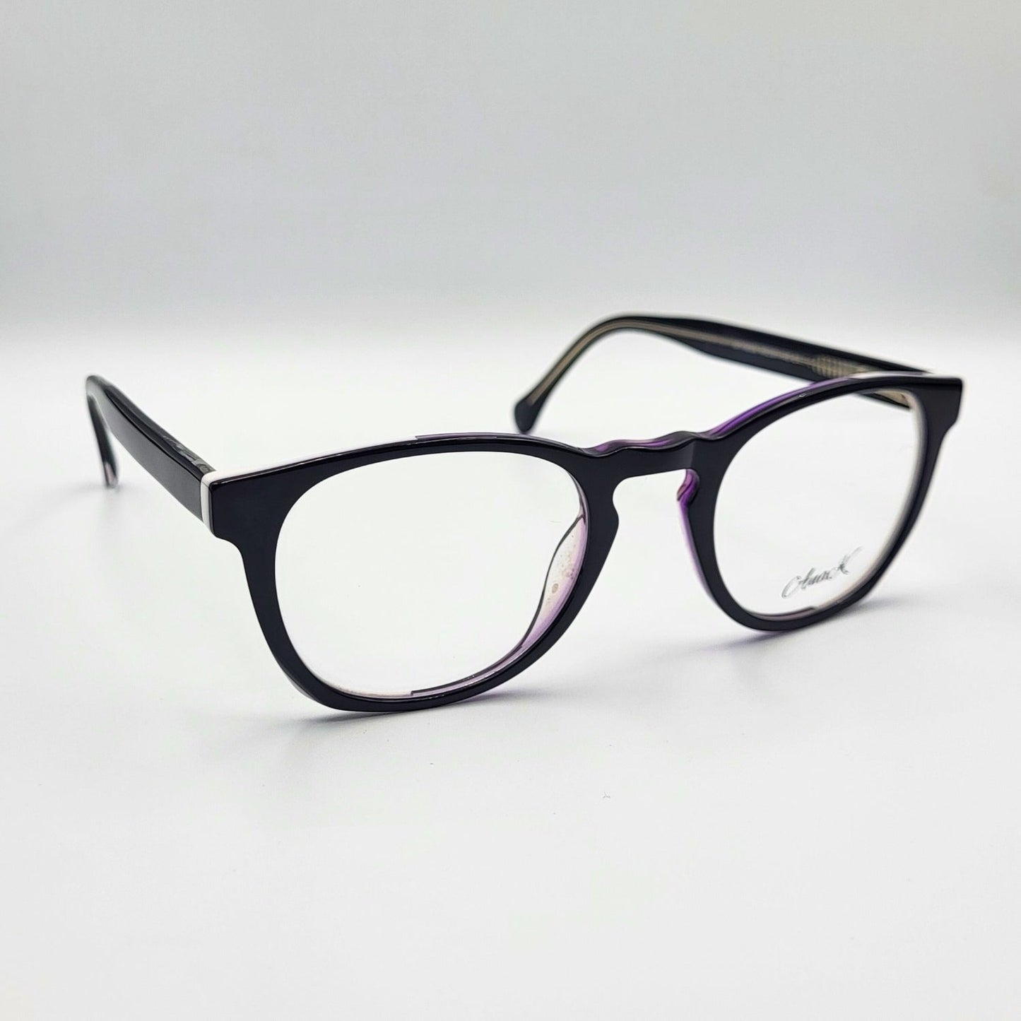 Anak MT18008 - Black White Round Eyeglasses by The Nevermore – Unique Eyeglasses by Nevermore Lifestyle & Tech |