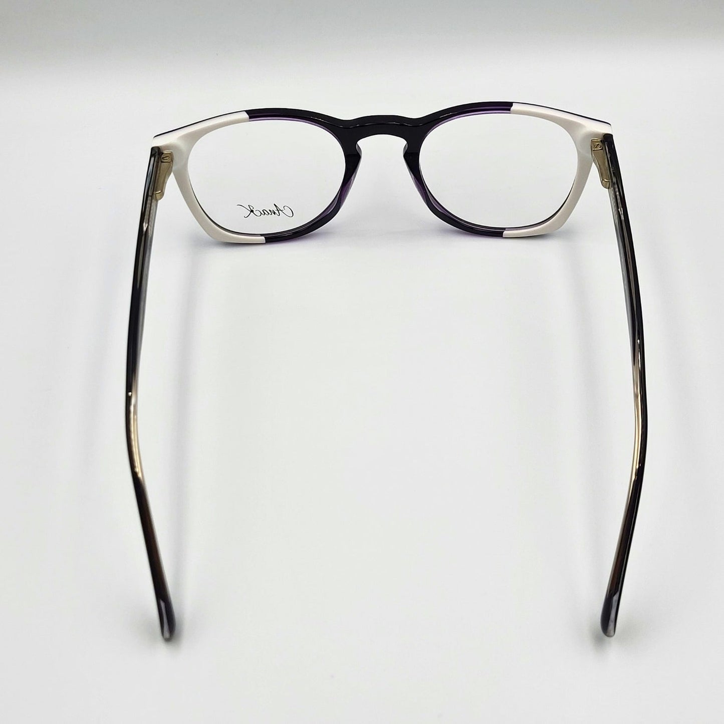 Anak MT18008 - Black White Round Eyeglasses by The Nevermore – Unique Eyeglasses by Nevermore Lifestyle & Tech |