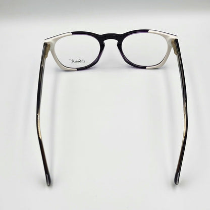 Anak MT18008 - Black White Round Eyeglasses by The Nevermore – Unique Eyeglasses by Nevermore Lifestyle & Tech |