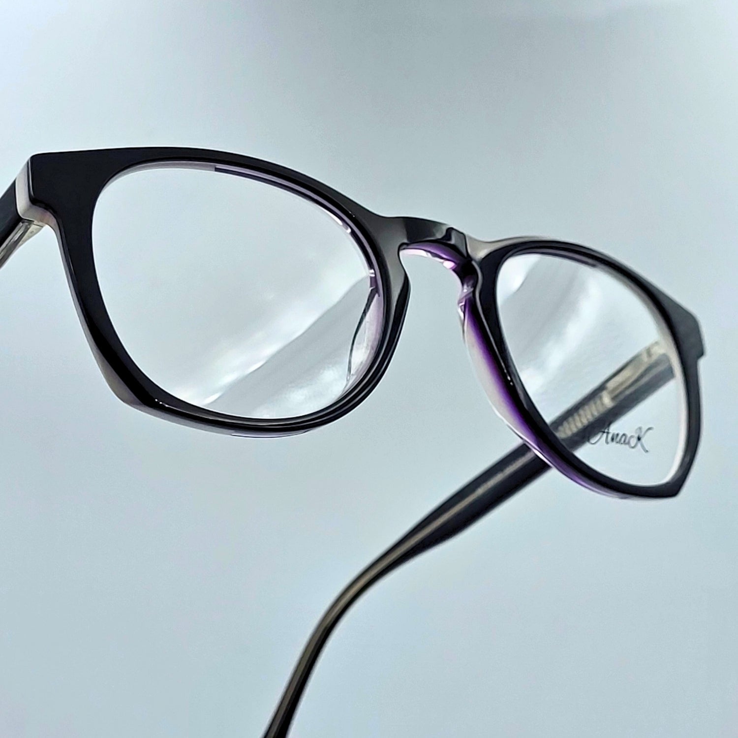 Anak MT18008 - Black White Round Eyeglasses by The Nevermore – Unique Eyeglasses by Nevermore Lifestyle & Tech |