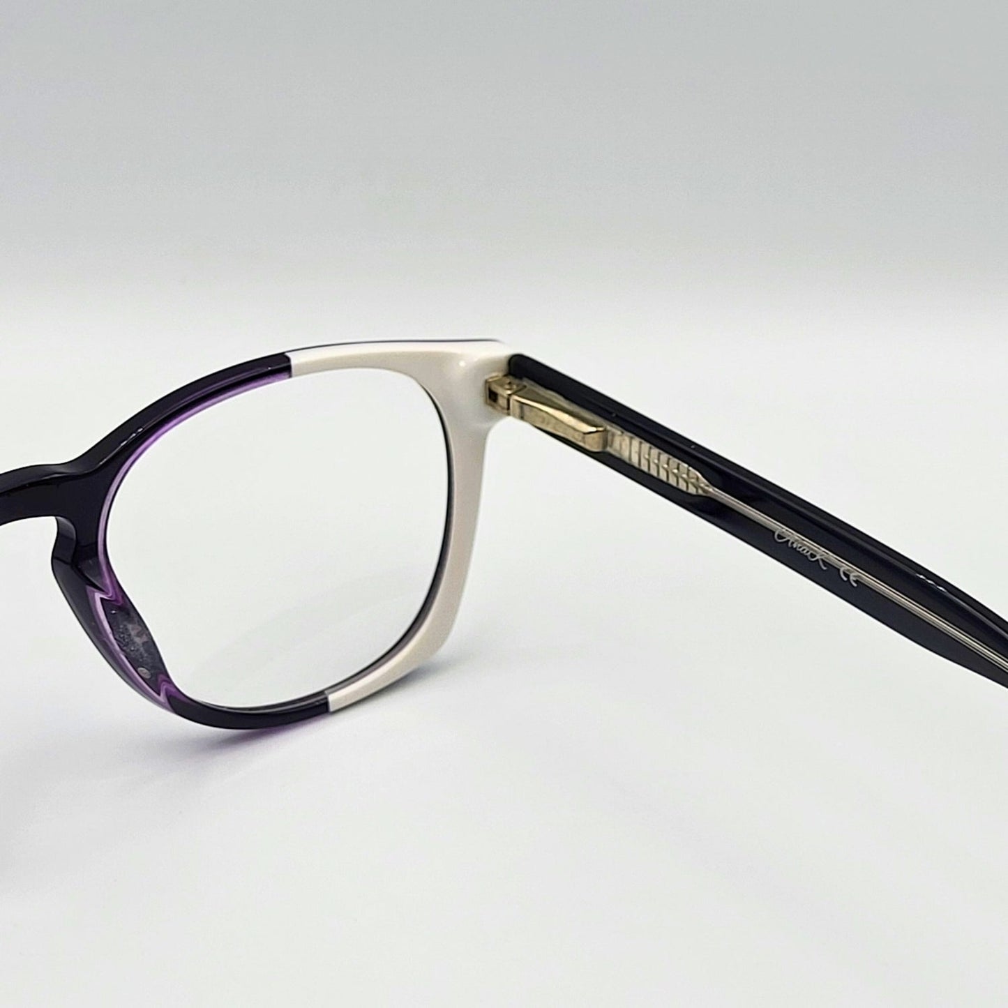 Anak MT18008 - Black White Round Eyeglasses by The Nevermore – Unique Eyeglasses by Nevermore Lifestyle & Tech |