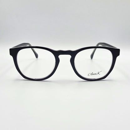 Anak MT18008 - Black White Round Eyeglasses by The Nevermore – Unique Eyeglasses by Nevermore Lifestyle & Tech |