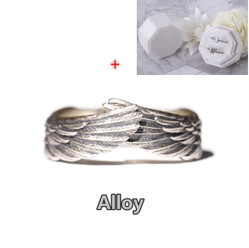 Angel Wings - The Nevermore Ring – Unique Rings by Nevermore Lifestyle & Tech | Alloy Alloy with White Box