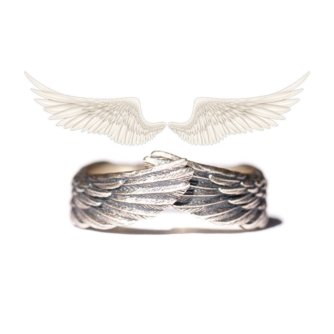 Angel Wings - The Nevermore Ring – Unique Rings by Nevermore Lifestyle & Tech | Alloy Picture