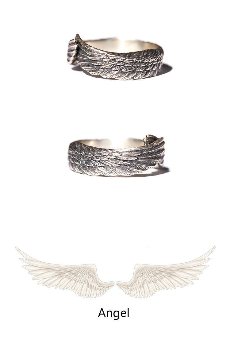 Angel Wings - The Nevermore Ring – Unique Rings by Nevermore Lifestyle & Tech | Alloy Picture