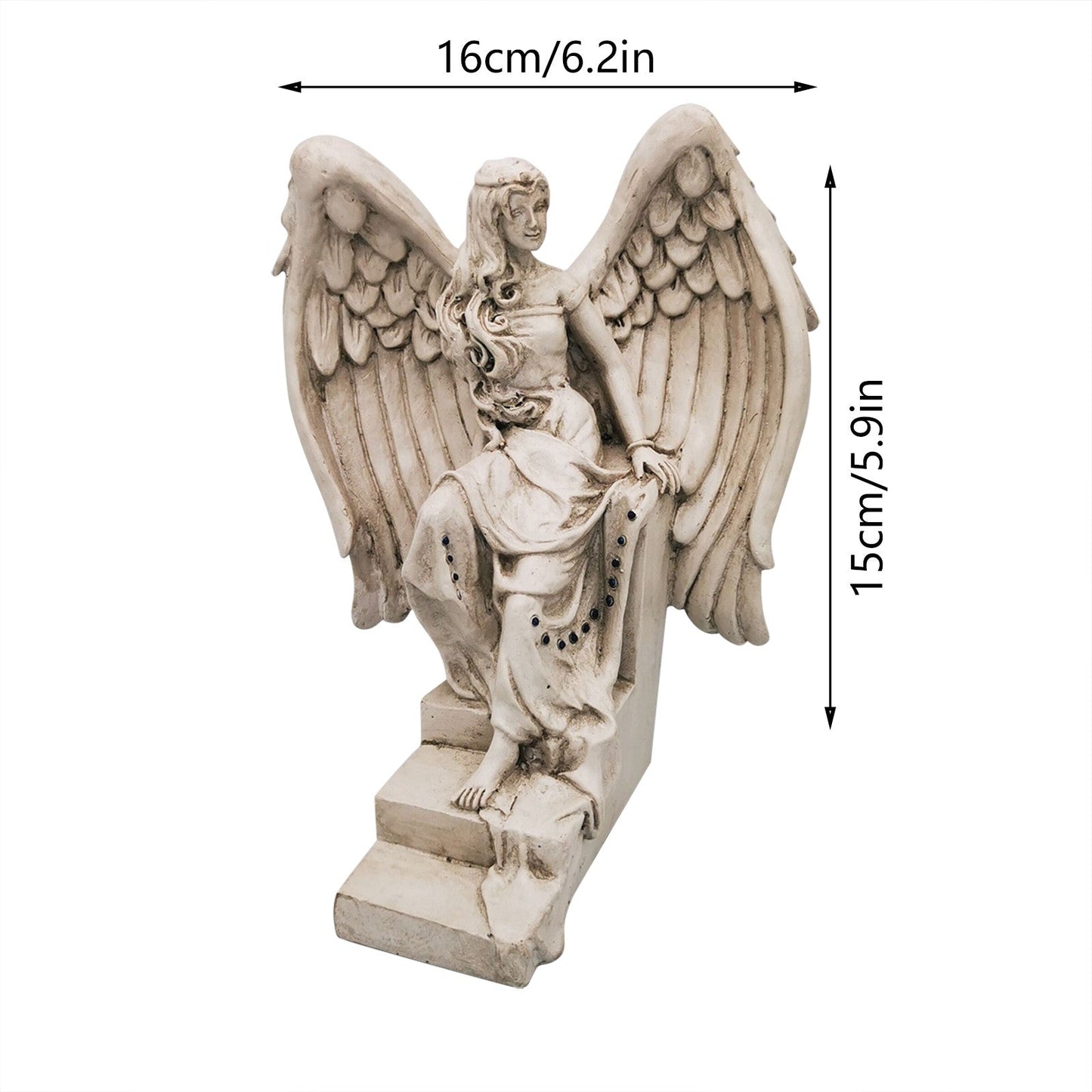 Angelic Grace - The Nevermore Gothic Home Decore Resin Ornament – Unique Home Decor by Nevermore Lifestyle & Tech | as shown