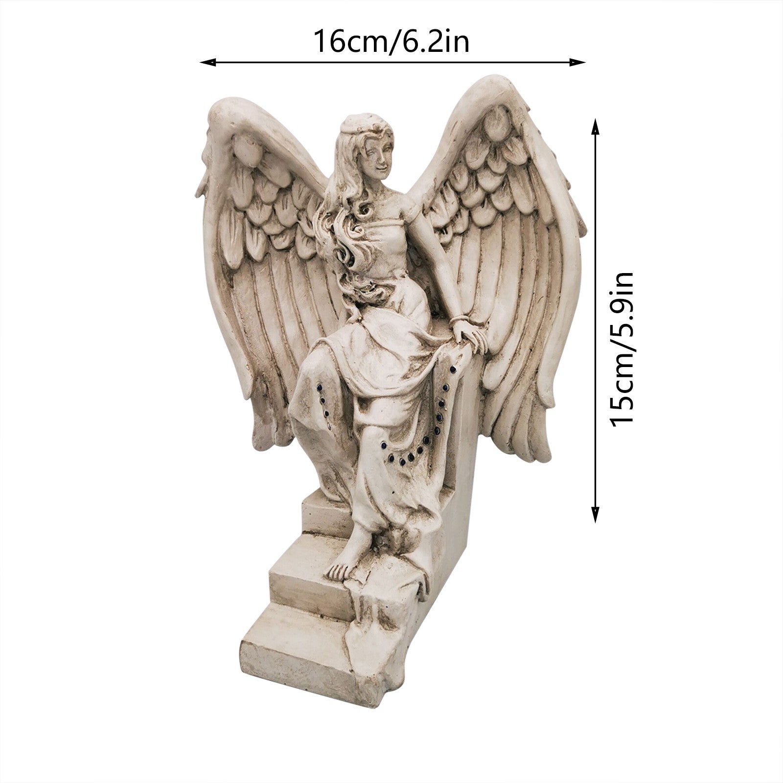 Angelic Grace - The Nevermore Gothic Home Decore Resin Ornament – Unique Home Decor by Nevermore Lifestyle & Tech | as shown