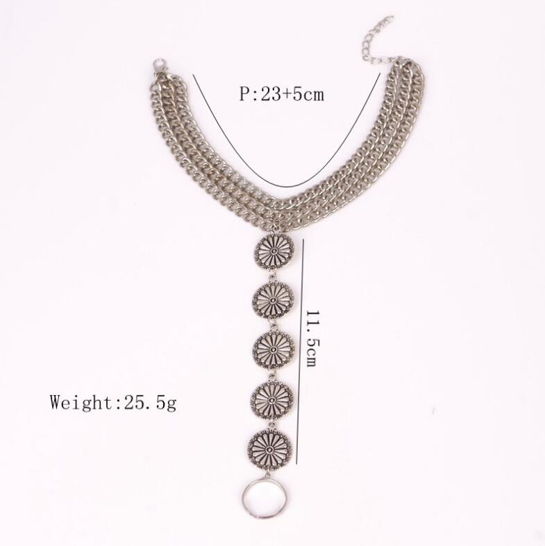 Ankles barefoot carved ornaments - The Nevermore Boho Anklet Barefoot Sandals – Unique Boho Anklet Barefoot Sandals by Nevermore Lifestyle & Tech | default