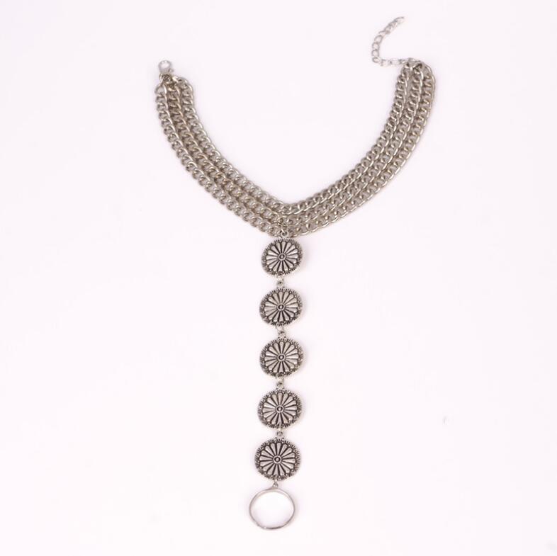 Ankles barefoot carved ornaments - The Nevermore Boho Anklet Barefoot Sandals – Unique Boho Anklet Barefoot Sandals by Nevermore Lifestyle & Tech | default