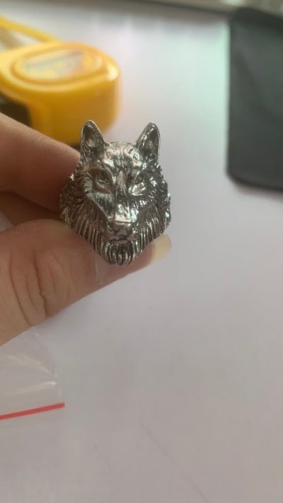 Arcturus Wolf - The Nevermore Gothic Ring – Unique Gothic Jewelry by Nevermore Lifestyle & Tech | Silver 10