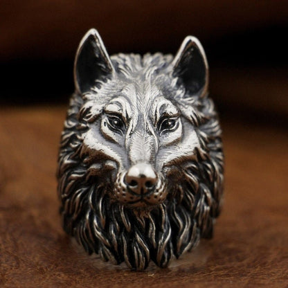 Arcturus Wolf - The Nevermore Gothic Ring – Unique Gothic Jewelry by Nevermore Lifestyle & Tech | Silver 10