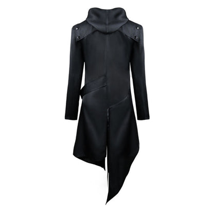 Ashen Reign – Gothic Coat by The Nevermore – Unique Gothic Fashion for Men by Nevermore Lifestyle & Tech | 3XL Black