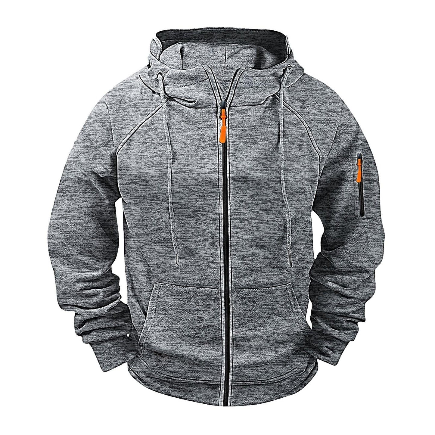 Ashveil Core – Hooded Zip Jacket by The Nevermore – Unique Accessories by Nevermore Lifestyle & Tech | 2XL Light Gray