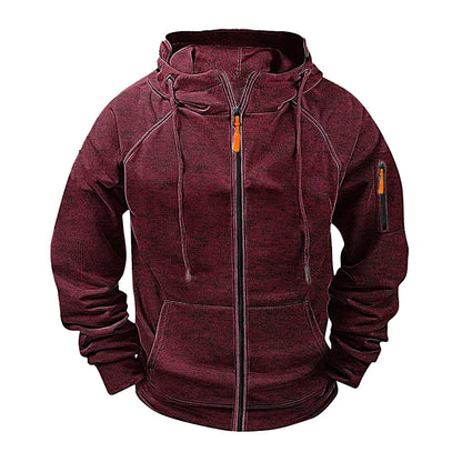 Ashveil Core – Hooded Zip Jacket by The Nevermore – Unique Accessories by Nevermore Lifestyle & Tech | 2XL Wine Red