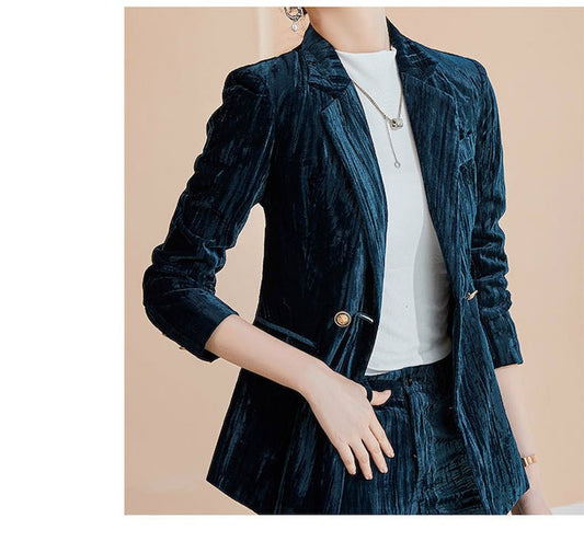 Atlas Bloom – Double Breasted Casual Suit by The Nevermore – Unique Suits by Nevermore Lifestyle & Tech | 2XL Blue