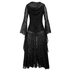 Aurora gothic dress – black