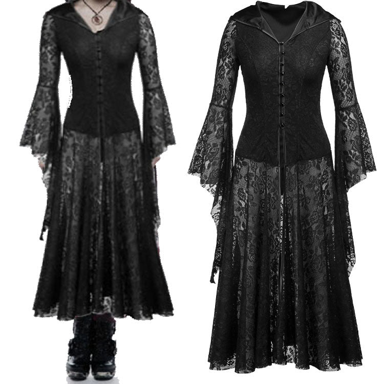 Aurora - The Nevermore Gothic Dress – Unique Gothic Fashion for Women by Nevermore Lifestyle & Tech | L Black