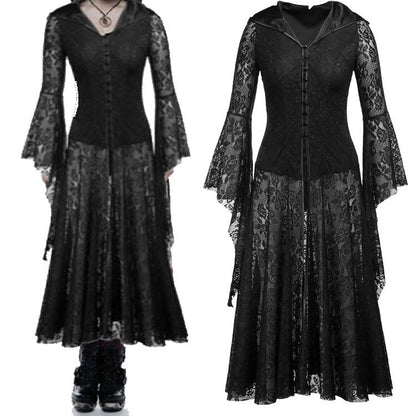 Aurora - The Nevermore Gothic Dress – Unique Gothic Fashion for Women by Nevermore Lifestyle & Tech | L Black