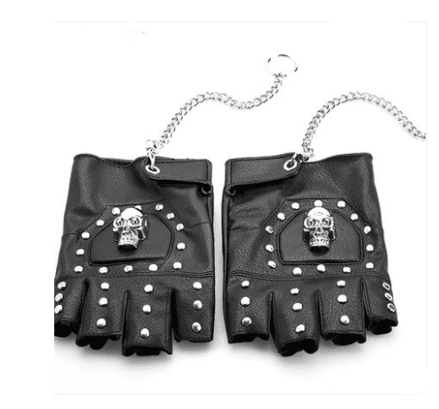 Axel Mudhollow – Gothic Fingerless Gloves by The Nevermore – Unique Gothic Accessories by Nevermore Lifestyle & Tech | Q1pair Black