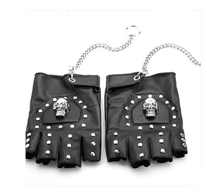 Axel Mudhollow – Gothic Fingerless Gloves by The Nevermore – Unique Gothic Accessories by Nevermore Lifestyle & Tech | Q1pair Black